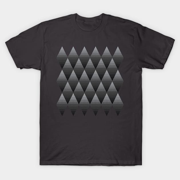 Shady Diamond Pattern T-Shirt by Pave